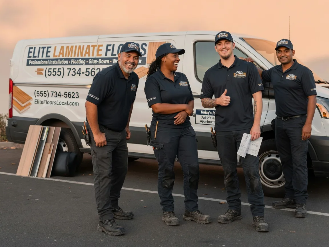 Laminate flooring installation company in Oakford, IL
